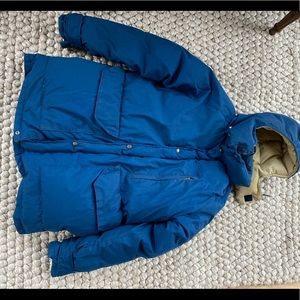 Vintage brown label North Face Down filled parka